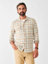 Load image into Gallery viewer, Faherty Men's Legend Sweater Shirt in Open Tundra Windowpane
