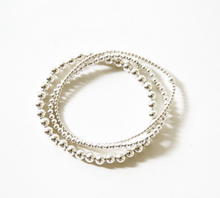 Load image into Gallery viewer, Karen Lazar Beaded Bracelet Sterling Silver Filled