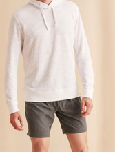 Load image into Gallery viewer, Faherty Men's Slub Cotton Hoodie in White