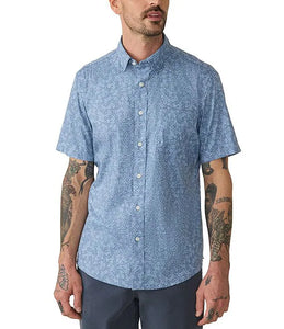 Faherty SS Movement Shirt in Horizon Bloom
