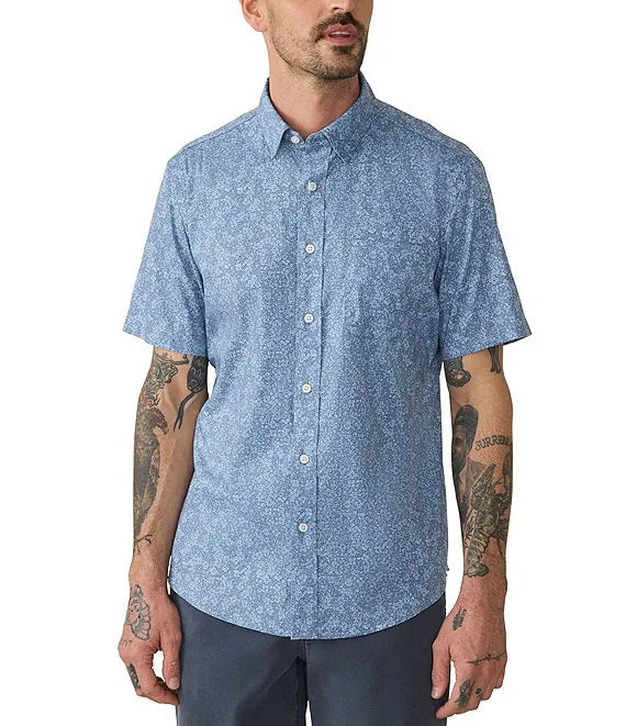 Faherty SS Movement Shirt in Horizon Bloom