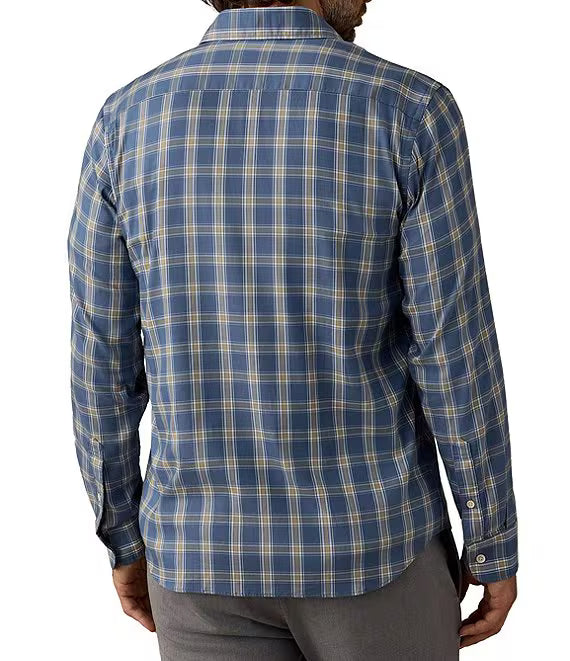 FAHERTY Movement Monterey Shirt in Lakeview Height Plaid