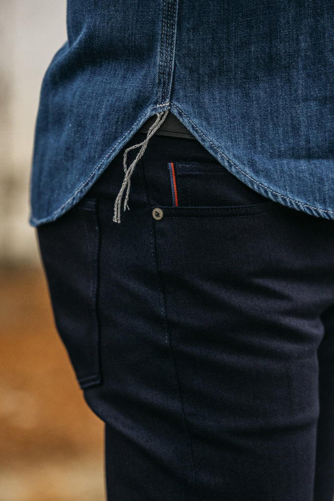 Hiroshi Kato Brace Shirt Denim Dee
