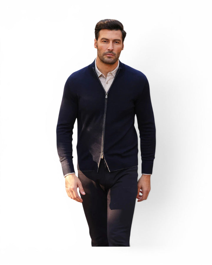 Raffi Matteo L/S Full Zip In Navy
