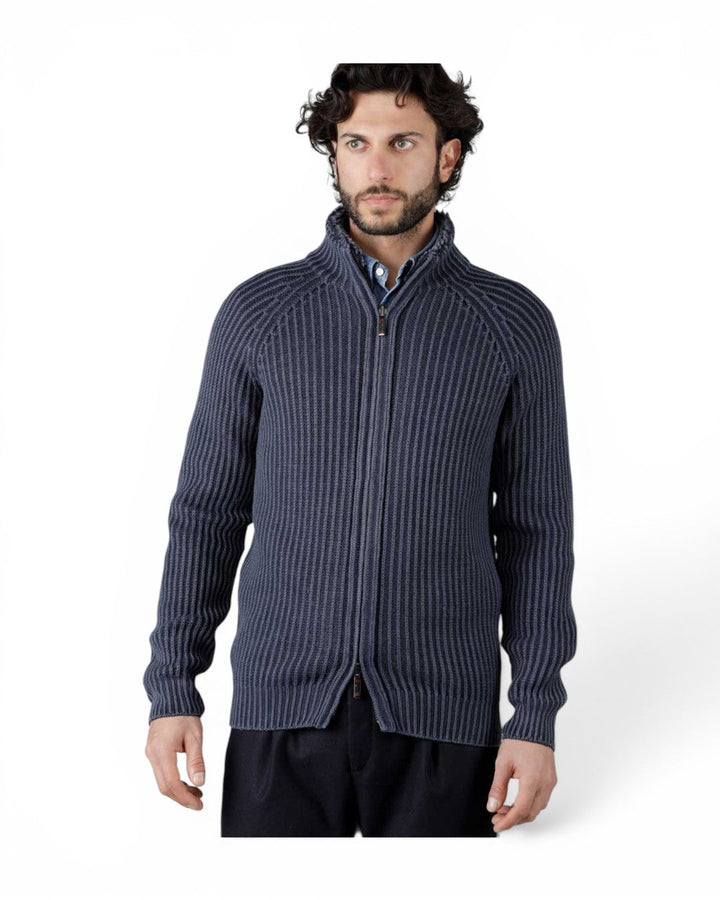 Fly 3 Tamata Reversible Cardigan In Blue