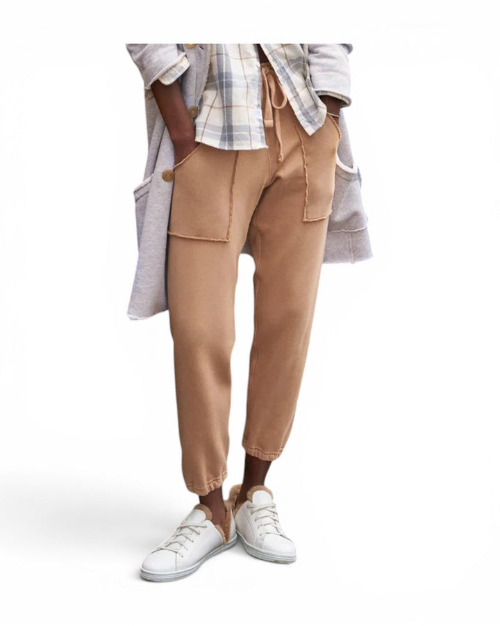 Frank &amp; Eileen Eamon Jogger Sweatpant In Camel