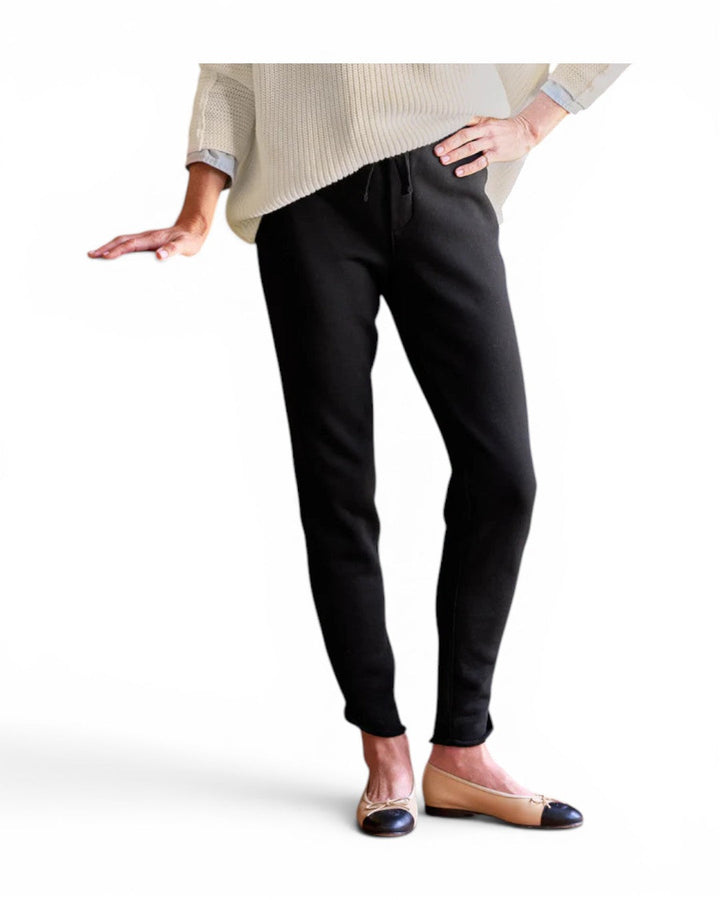 Frank &amp; Eileen Christine Tulip Ankle Sweatpant In Black