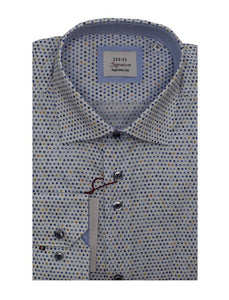 Codice Signature Blue Print Shirt