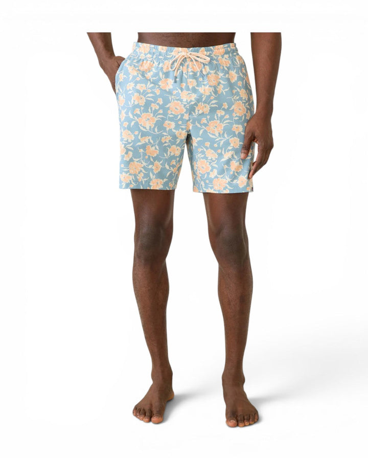 Faherty Shorelite Trunk In River Waters Blossom