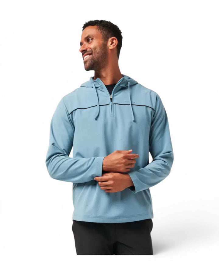 Travis Mathew Travel Bliss Hoodie In Captains Blue