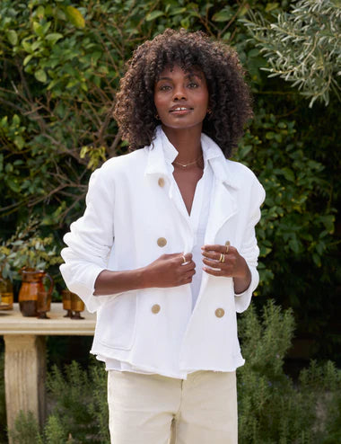 Frank &amp; Eileen Mini Belfast Sweatshirt in Peacock White