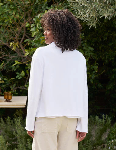Frank &amp; Eileen Mini Belfast Sweatshirt in Peacock White