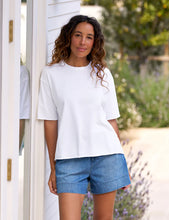 Load image into Gallery viewer, Frank &amp; Eileen Perry NYC Crewneck Tee in White
