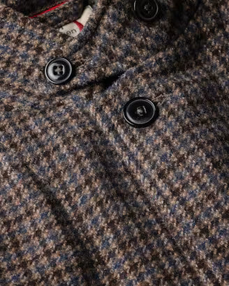 Relwen Heritage Trap Blazer Brown/Blue Check