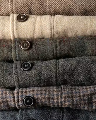 Relwen Heritage Trap Blazer Brown/Blue Check