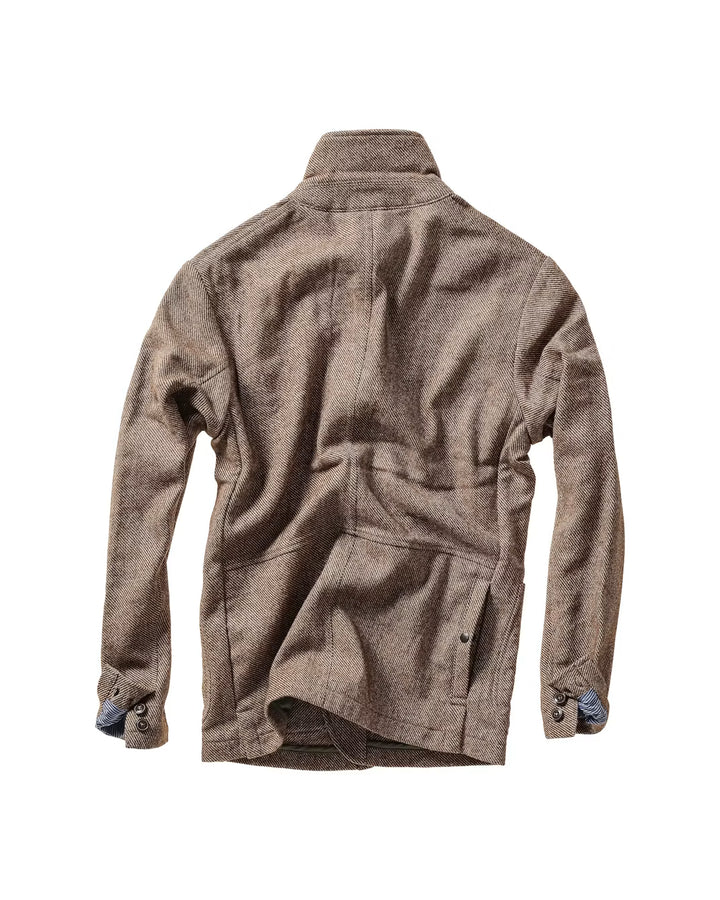 Relwen Heritage Trap Blazer Rustic Brown Twill