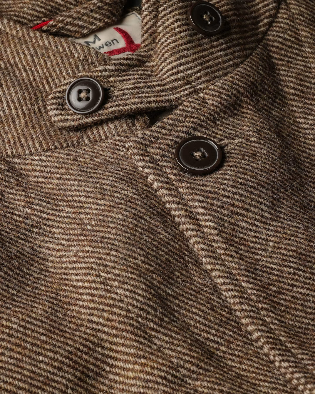 Relwen Heritage Trap Blazer Rustic Brown Twill