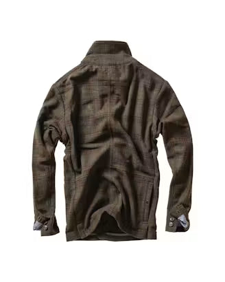 Relwen Heritage Trap Blazer Loden/Rust District Plaid
