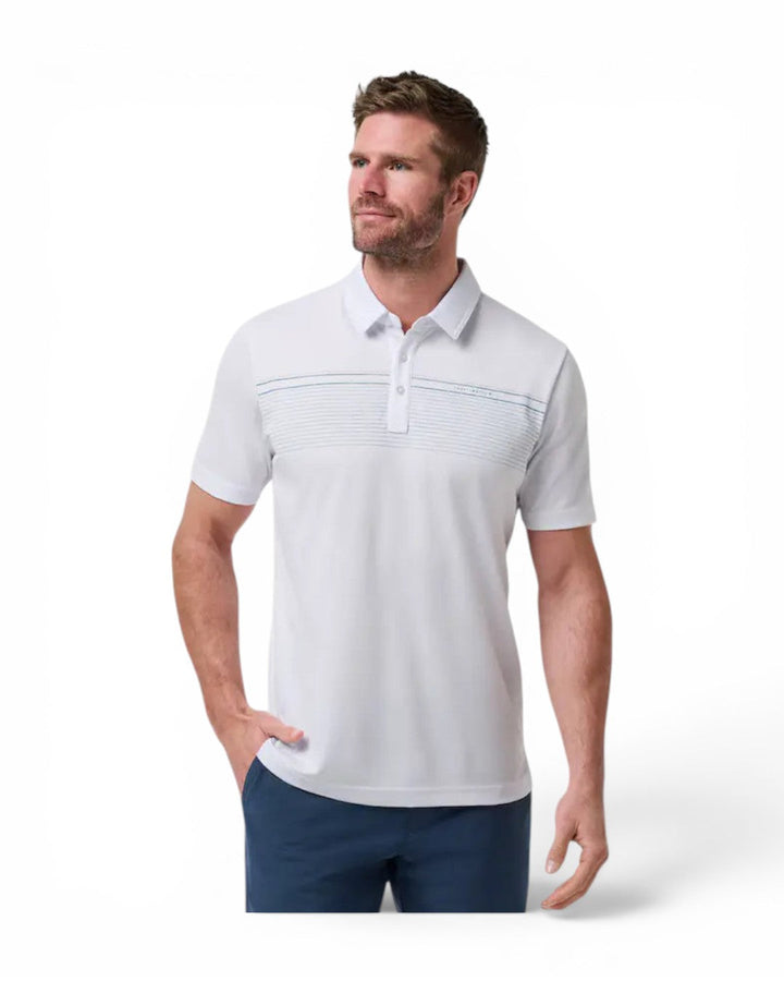 Travis Mathew Overstay Polo In White