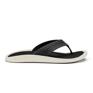 Olukai Men's Ulele Beach & Water Sandal in Melin / Black