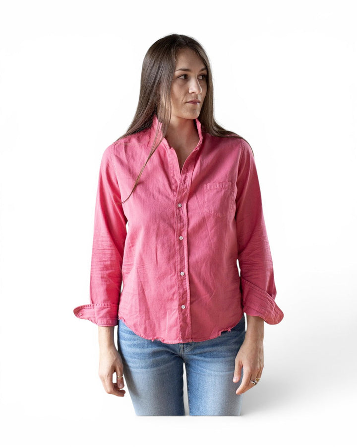 Frank &amp; Eileen Barry Shirt In Stonewashed Flushed Indigo