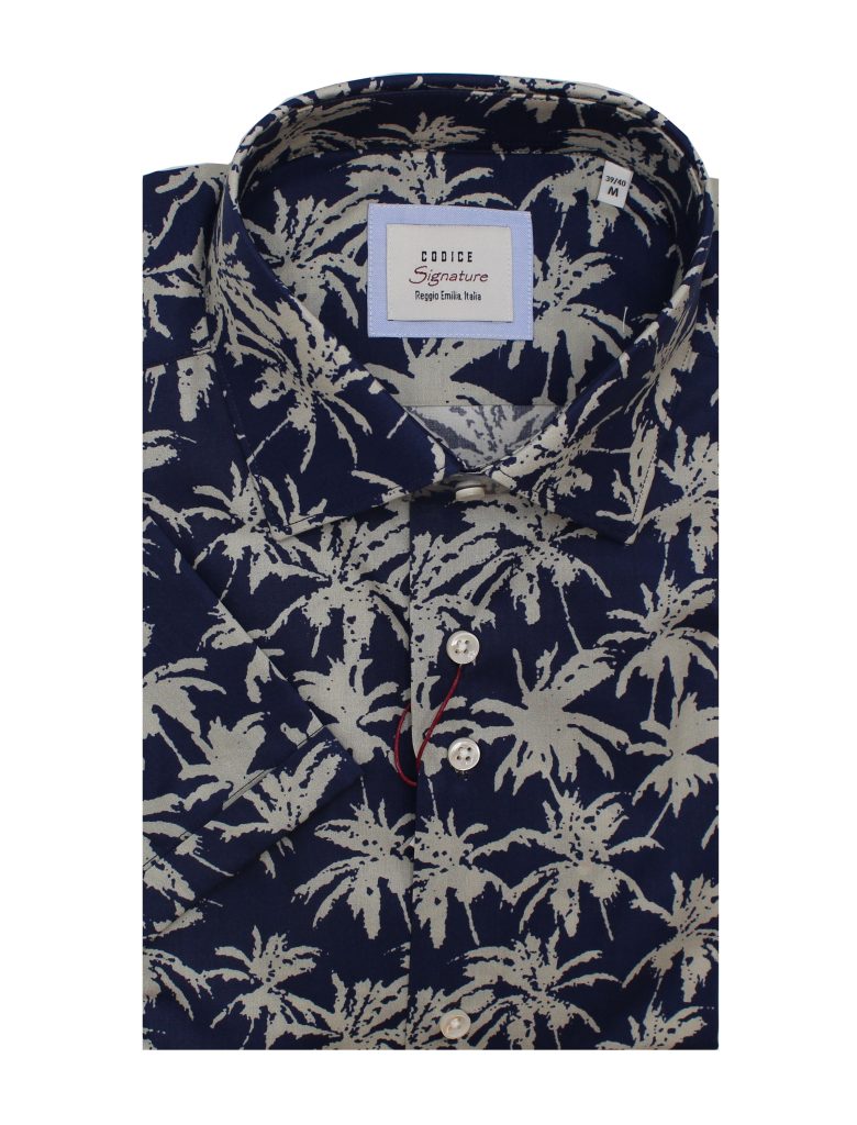 Codice Signature S/S Palm Print Shirt