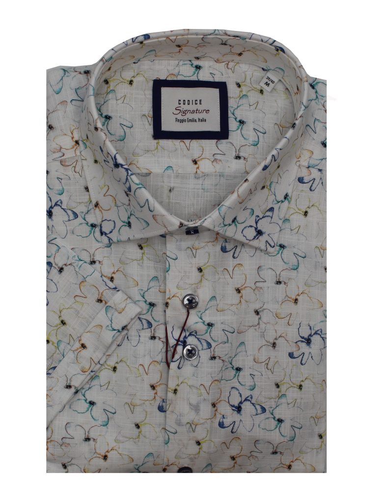Codice Signature S/S Floral Print Shirt