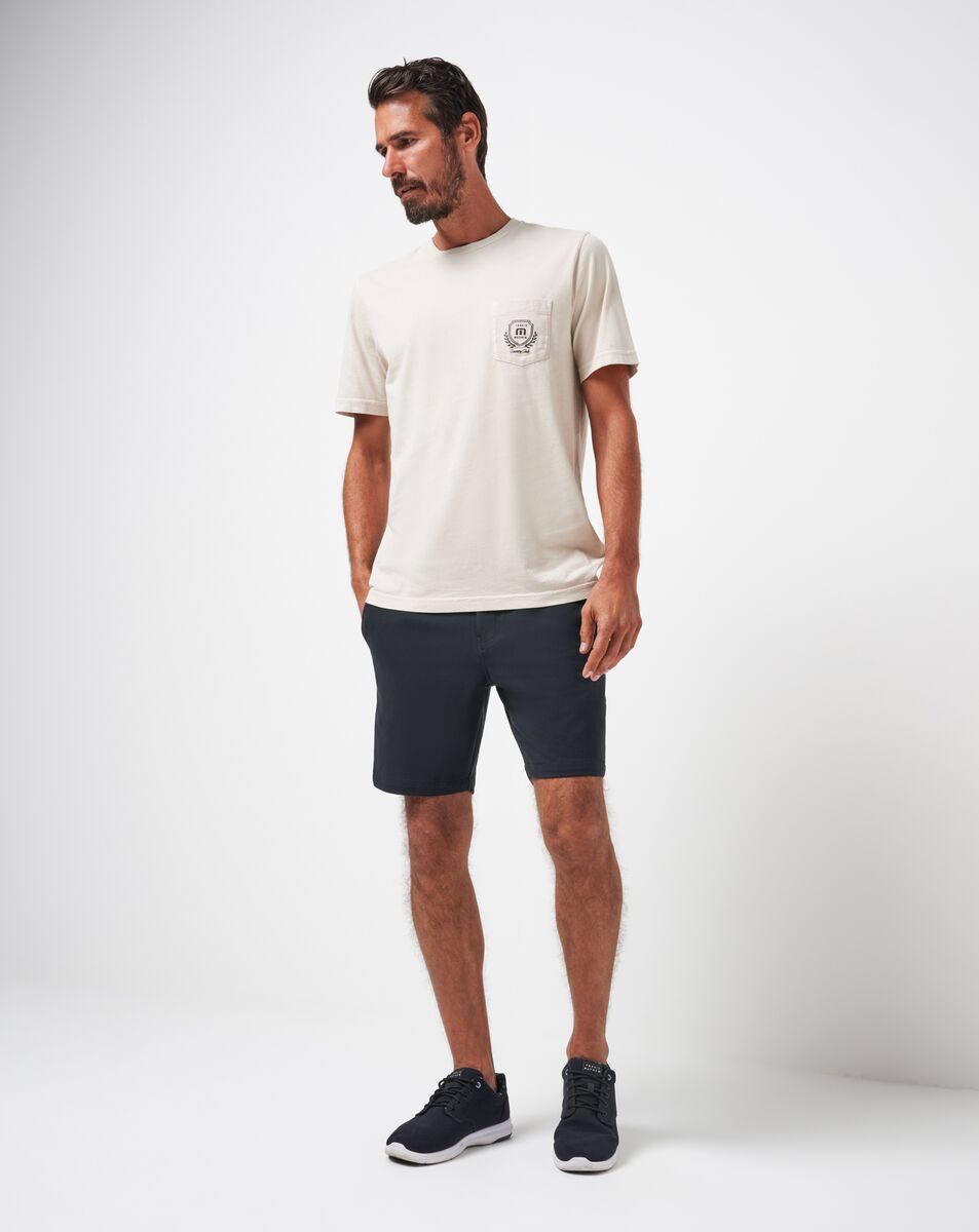 Travis Mathew Stretchknit Short In Black