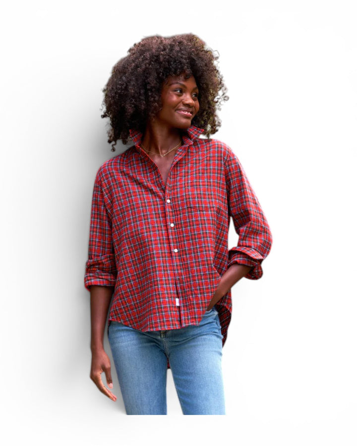 Frank &amp; Eileen Relaxed Button-Up In Small Red Plaid