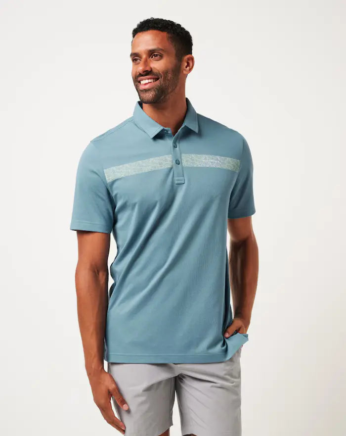 Travis Mathew Full Flight Polo in Captains Blue