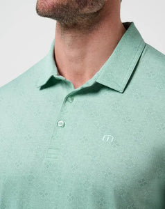 Travis Mathew Acropolis Polo in Eggshell Blue