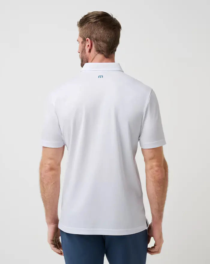 Travis Mathew Overstay Polo In White