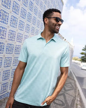 Load image into Gallery viewer, Travis Mathew Acropolis Polo in Eggshell Blue
