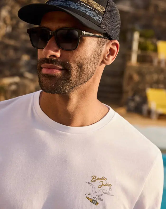 Travis Mathew Holding Pattern Snapback Hat In Black