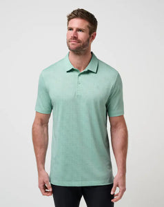 Travis Mathew Acropolis Polo in Eggshell Blue