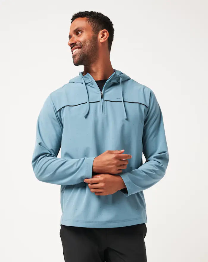 Travis Mathew Travel Bliss Hoodie In Captains Blue