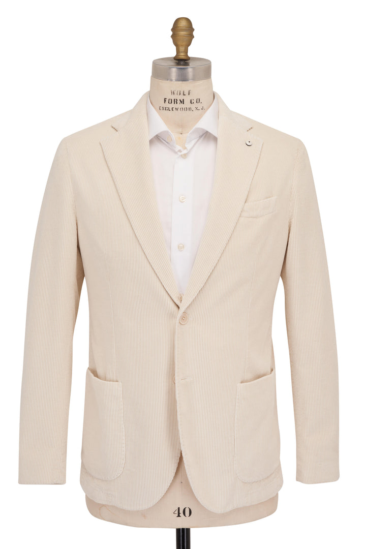 Lbm Cord Jkt White