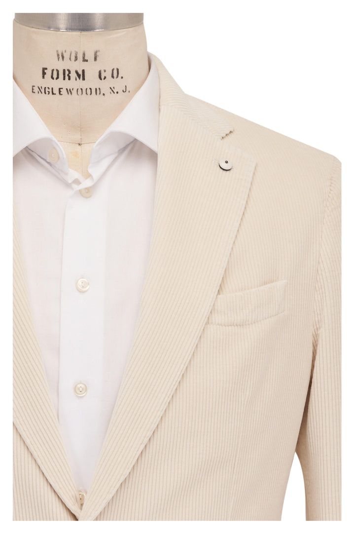 Lbm Cord Jkt White