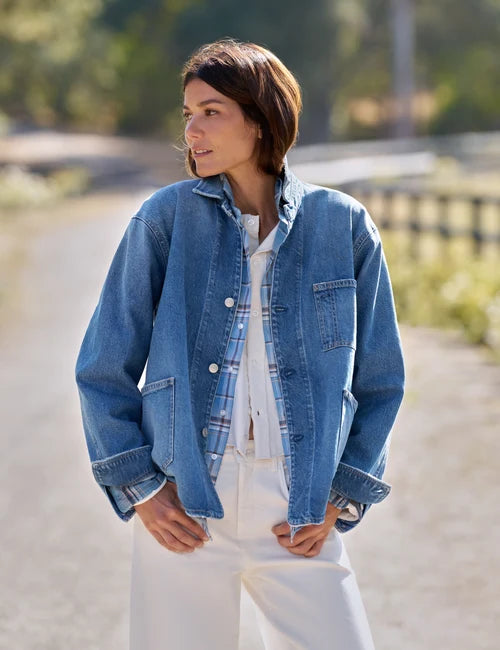 Frank &amp; Eileen Denim Bantry Barn Jacket in 1978 Wash