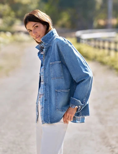 Frank &amp; Eileen Denim Bantry Barn Jacket in 1978 Wash
