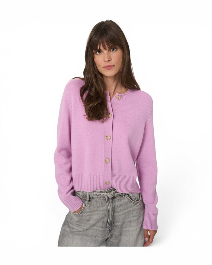 Repeat Timeless Organic Cashmere Cardigan In Glow