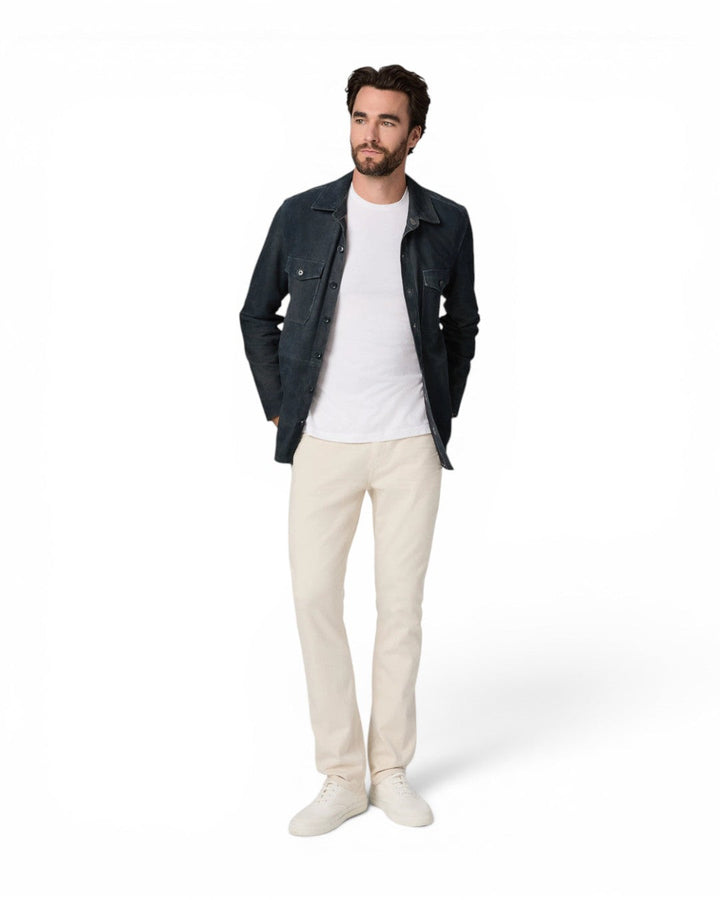 Paige Transcend Federal Jean In Sea Shell