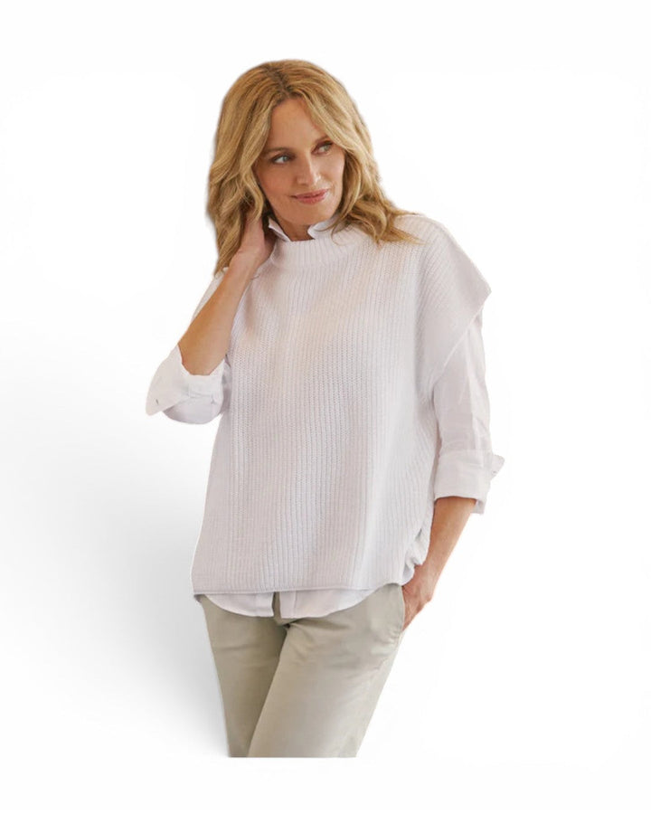 Frank &amp; Eileen Montecito Sweater Vest In White