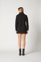 Load image into Gallery viewer, Kokun Wide Collar Car Coat in Black
