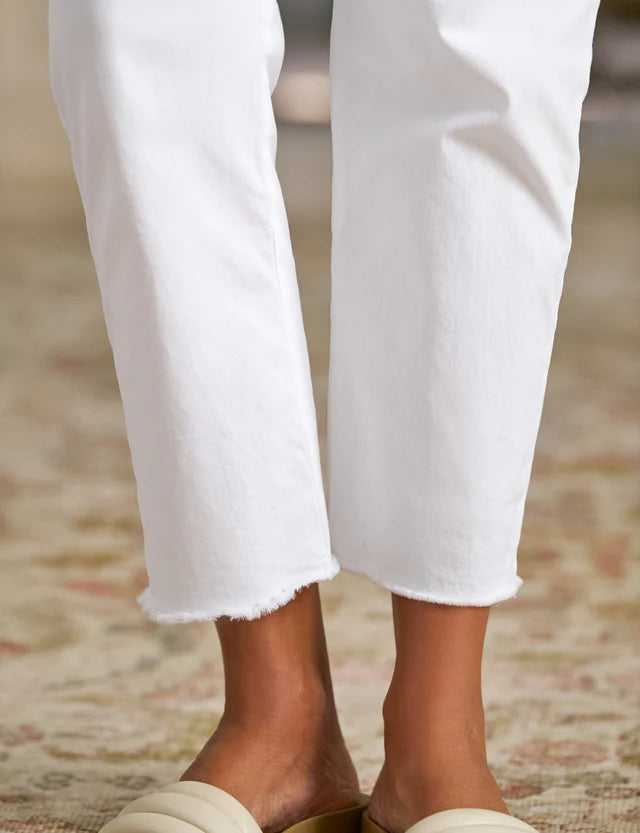 Frank &amp; Eileen Italian Chino Pant In White