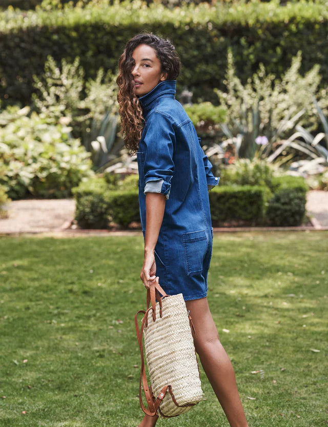 Frank &amp; Eileeen Ireland Playsuit In 1977 Denim Wash