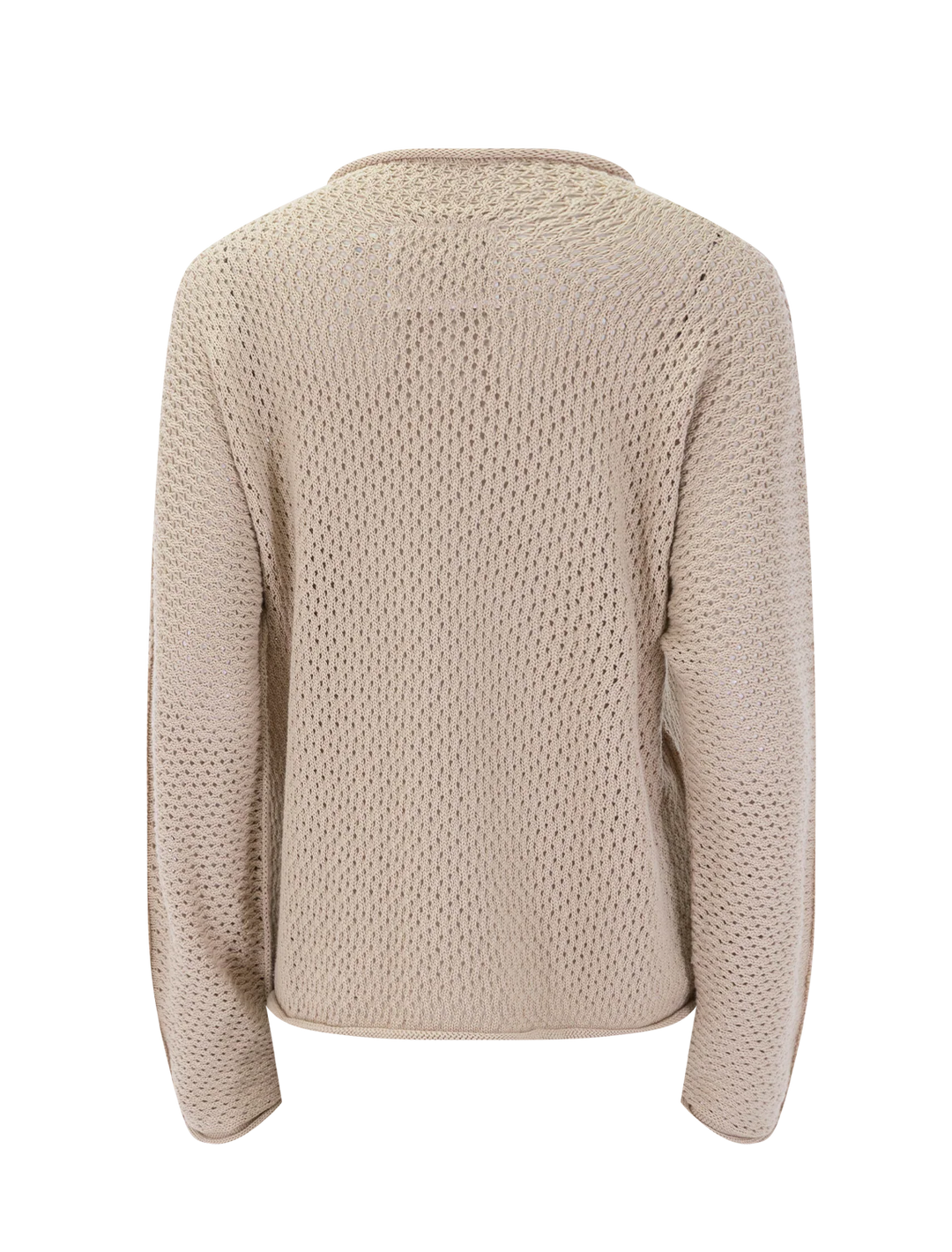 Frank &amp; Eileen Monterey Pointelle Sweater In Sand