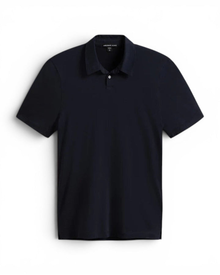 James Perse Brushed Lotus Polo In Deep