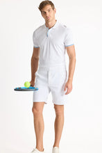 Load image into Gallery viewer, Raffi Nolan Rib Polo in White
