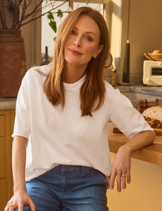 Frank & Eileen Perry NYC Crewneck Tee in White